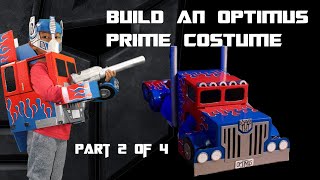 Make an Optimus Prime Cardboard Costume part 2 of 4 - DIY Tutorial