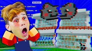 Video thumbnail of "O MINECRAFT DESTRUIU A MANSÃO MIAU!! | Minecraft #20"