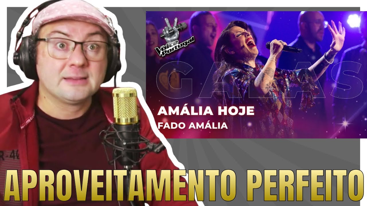 Brasileiro reage em live a AMÁLIA HOJE - FADO AMÁLIA - Corte live Johnny do Carmo
