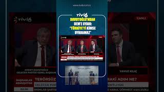 Ahmet Davutoğlu Türki̇yeyi̇ Ki̇mse Uyaramaz