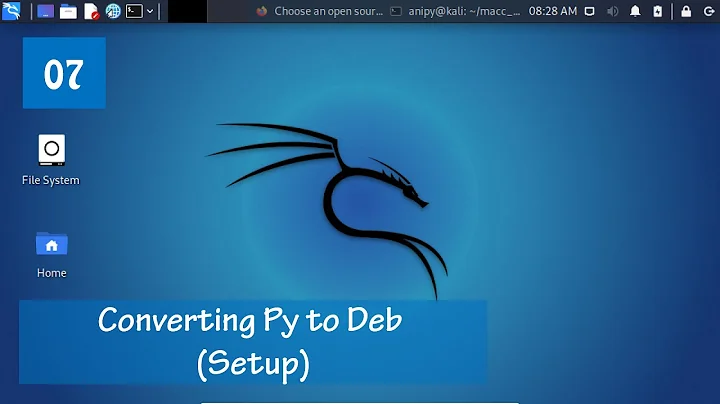 Converting Python Script to Debian Package - Setup