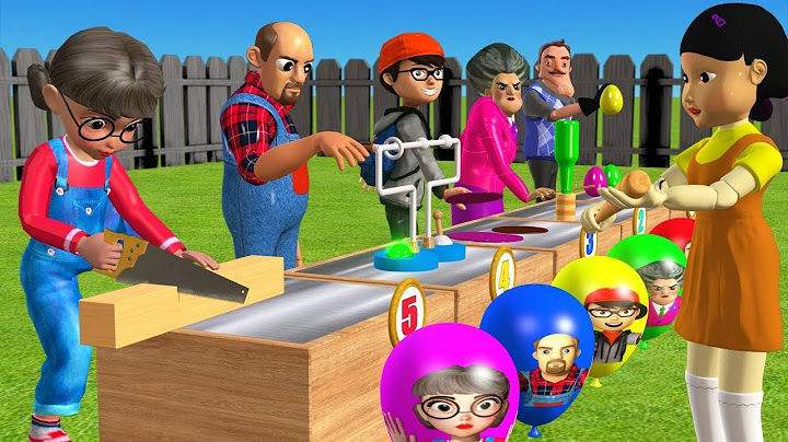 Scary Teacher 3D vs Squid Game Refresh Dolls To Help The Baby Squid 0.6 5 Times Challenge720P HD