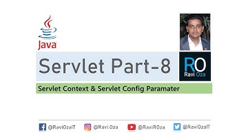 Servlet Part-8 | Servlet Context and Servlet Config parameter (Gujarati)
