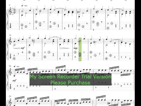 Rowan Tab A Thin Rowan Tree (тонкая рябина) Russian folk guitar sheet music tab ...