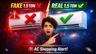 ⚠️AC Shopping Alert: Fake 1.5 Ton AC vs Real 1.5 Ton AC ( Don’t Get Cheated! )