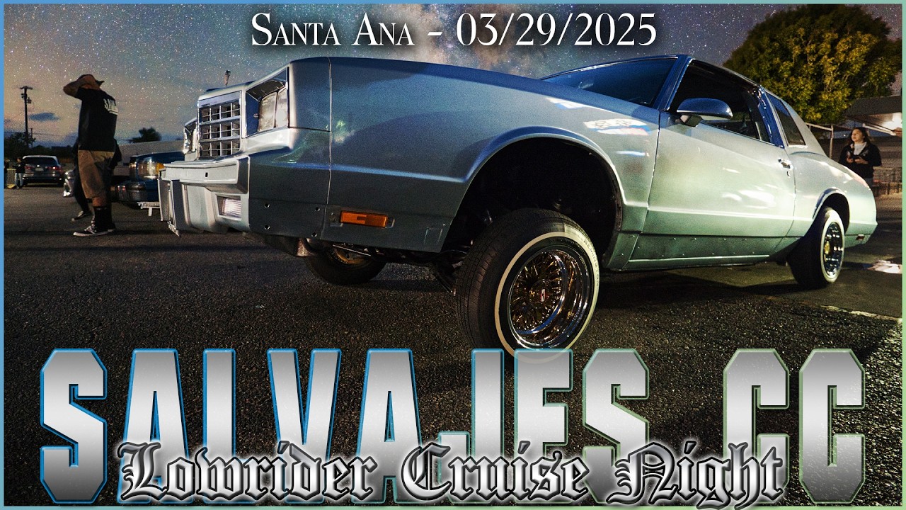Salvajes OC Brings the Heat! Santa Ana Lowrider Night (2025)
