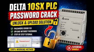 Delta 10SX PLC Password Crack | PLC Password Unlock & Reset Tutorial 🔐