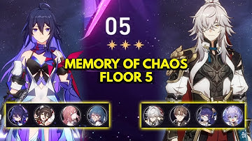 E0 Seele & E1 Jing Yuan | Memory of Chaos Floor 5 3 Stars | Honkai: Star Rail