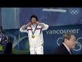 Men's 1500M Short Track Speed Skating - Victory Ceremony - Vancouver 2010 Winter Olympic Games