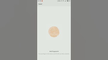 How to setup Fingerprint in Redmi Note 4