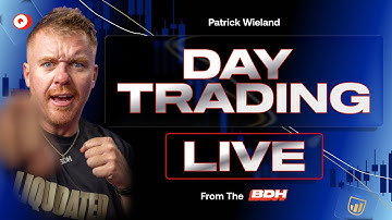 DAYTRADING LIVE!! PATRICK WIELAND!!! MEGA MONEY MONDAY!!!
