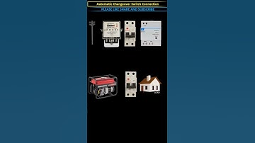 Automatic Changeover Switch Connection || #shorts #short