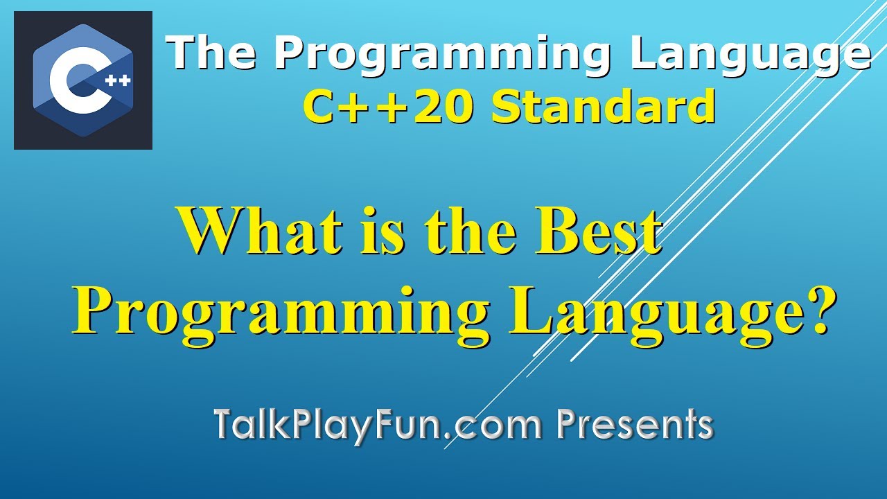 What is the Best Programming Language? - YouTube