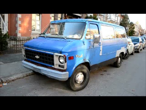 2 OLD CHEVY G20 VAN SIGHTINGS ON ONE BLOCK