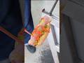 I am making a hotdog🌭🧤ホットドッグを作ってみました🌭🎩　#glassblowing #吹きガラス #hotdog #satisfying #food