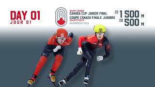DAY/JOUR 1 | 2022-23 Short Track Canada Cup Junior Final