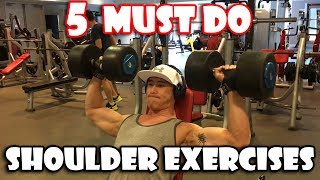 5 Essential Shoulder Exercises To Help You Get Bigger Shoulders