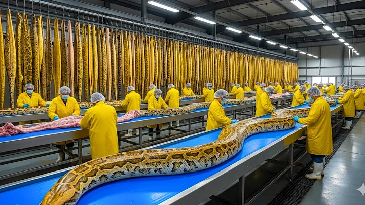 Inside the Snake-Leather Factory: From Snake Skin to $10,000 Python Jacket (Full Process)