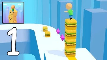 Cube Surfer Gameplay Walkthrough - Part 1 (Android,IOS)