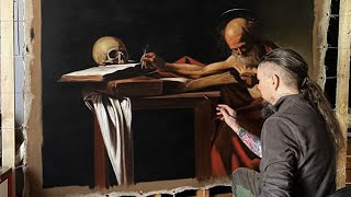 Painting a Caravaggio with historical pigments