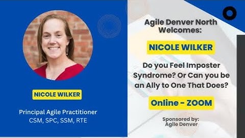 Agile Denver North Meetup: Do You Feel Imposter Syndrome?