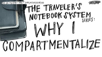 The Traveler’s Notebook System: Why I Compartmentalize | A6 Planner | Standard TN | 트래블러스 노트 |
