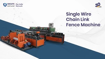 Automatic Fencing Machine #automaticchainlinkmachine #securefencingmachine