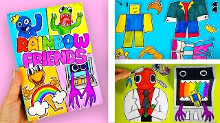 Игровая книга Роблокс РАДУЖНЫЕ ДРУЗЬЯ 7 настольных игр Roblox Rainbow Friends