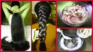 How to Grow Long Thicken Hair with Onion - World's Best Remedy for Hair growth and strong hair