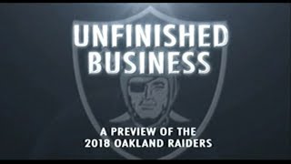 The 2018 oakland raiders team preview