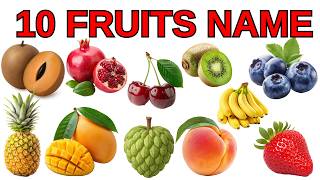 10 Fruits Name English in Hindi | 10 फलों के नाम | Fruits Name | Fruits Name With Pictures | part 2