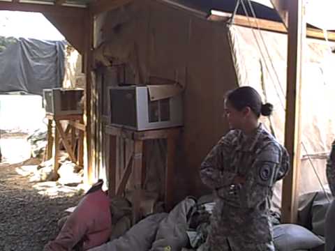 Alycia turning down the K-9 dog suit May 6, 2011