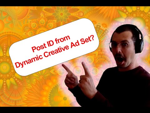 How to Get the Existing Post ID of a Dynamic Ad in Facebook Ads - YouTube