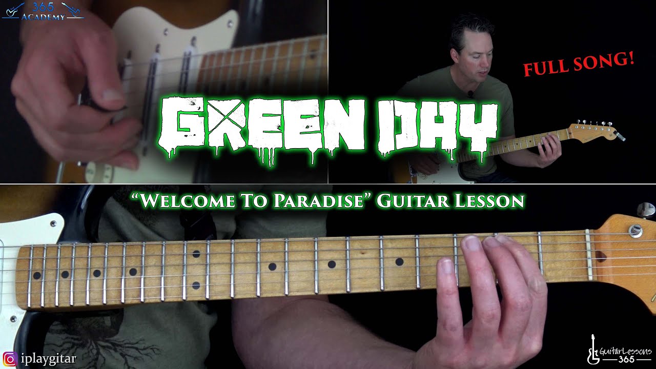 Welcome To Paradise Guitar Lesson - Green Day