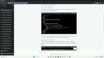 Passing the data in Post request from HTML page to Python application