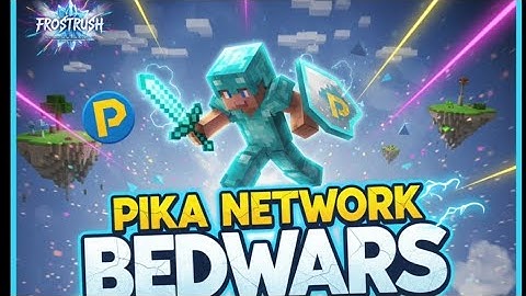 MINECRAFT BEDFIGHT |PIKA NETWORK|#minecraft #pikanetwork