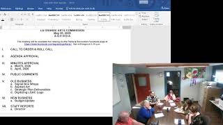 May 2026 Arts Commission Meeting