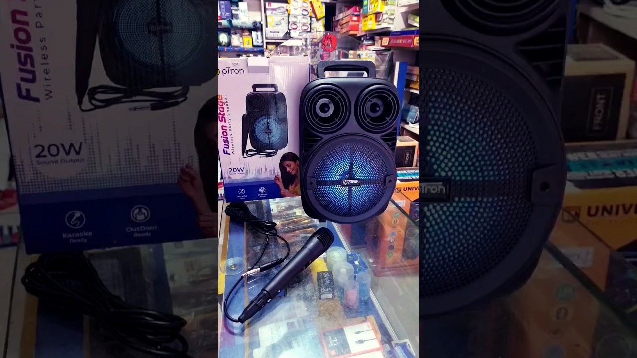 pTron Fusion Stage 20 Watts Wireless Bluetooth Party Speaker 😍😍