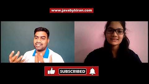 Fresher Mock interview #9- MCA First year candidate - Core Java  , SQL, HTML CSS