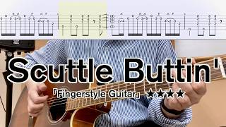 Stevie Ray Vaughan／Scuttle Buttin'(Fingerstyle TAB) AG Ver. - YouTube