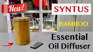 SYNTUS❤️ Bamboo Essential Oil Diffuser with Remote Control - Review ✅