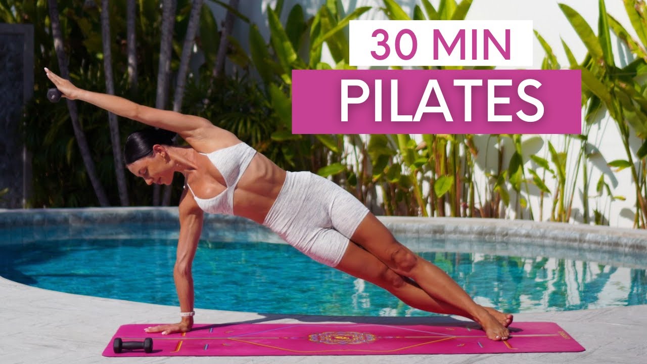 ⁣30 MIN FULL BODY WORKOUT || Power Pilates With Weights (Intermediate)