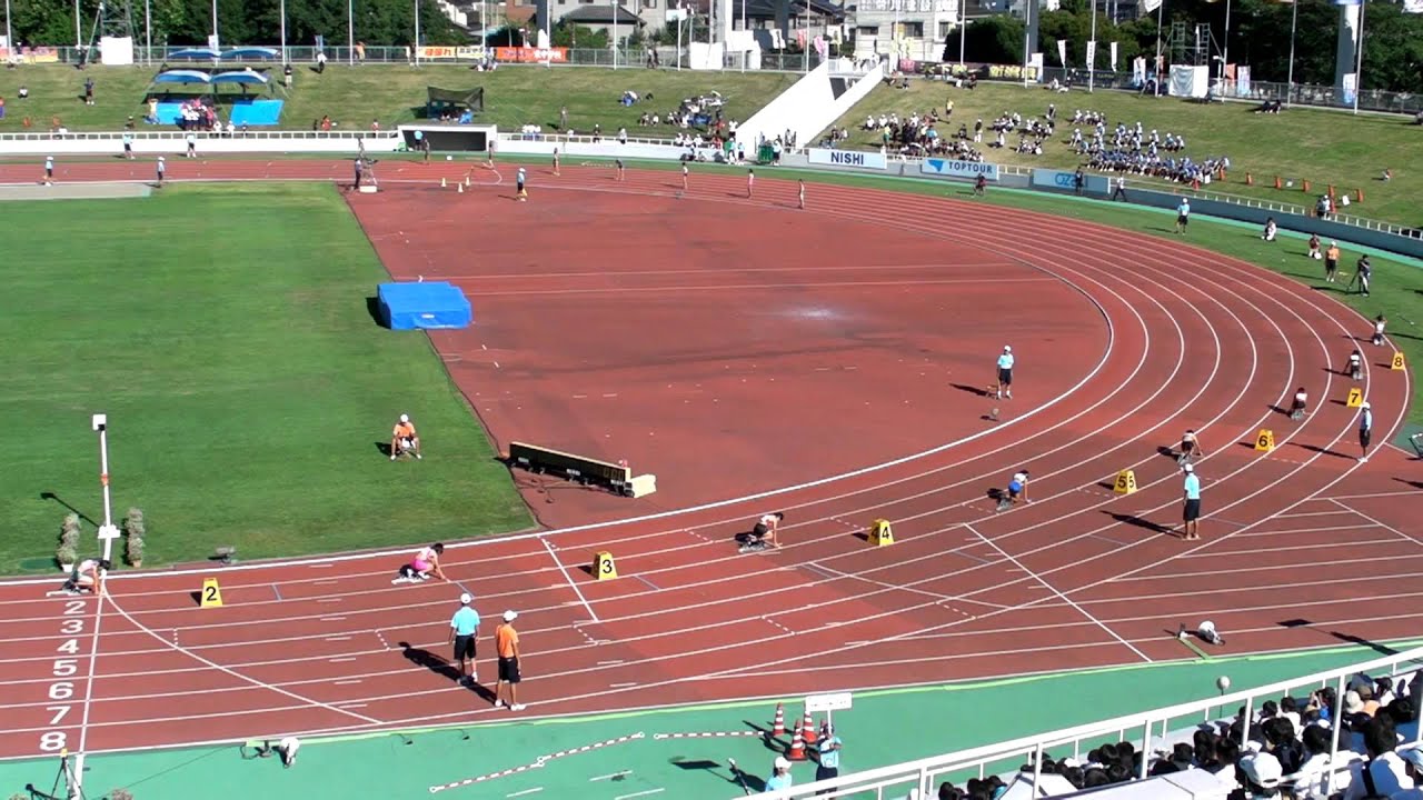 全国中学校陸上競技 女子  4x100mR 決勝 2012.8.22