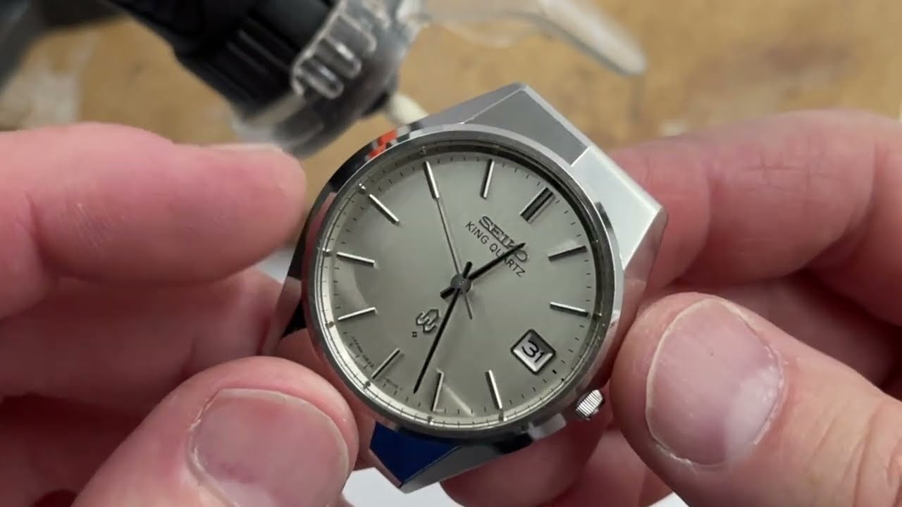 Can A 'Resto Noob' Restore The Case Of This Stunning Vintage Seiko King  Quartz!