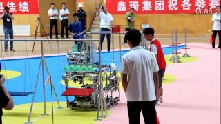 Robocon China 2014 Group A Match HIT vs UESTC