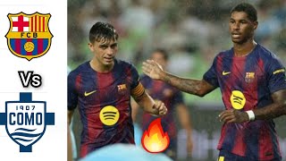 Barcelona Vs Como Joan Gamper Trophy