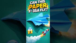 Can A Paper F-35A Really Fly?