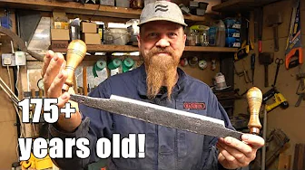 Antique Drawknife Restoration and Demonstration