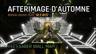 My FIRST EVER Feet Saber WALL MAP! // "Afterimage d'automne" - BEMANI Sound Team "猫叉劇団"