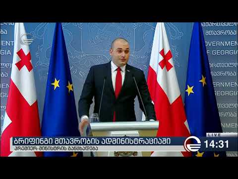 მამუკა ბახტაძის ბრიფინგი